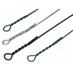 COASTAL WIRE Bale Ties Wire Ties, 38D188  (Package of 250)