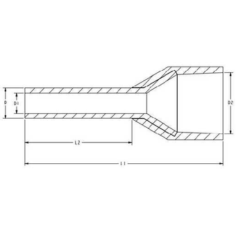 Burndy YF1608IDL 16 AWG 0.55