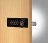 Black Private Mechanical key Less Access with Combination Kit Lock