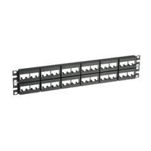 19" Racks and Cabinets Patch Panel 48 Port Modules for Unshielded Applications Black
