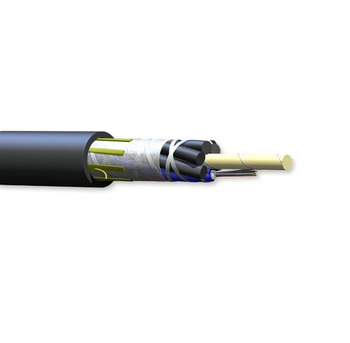 Corning Multi Fiber 50µm, 62.5µm Singlemode and Multimode Solo ADSS Short and Medium Span Loose Tube Gel Filled Cable