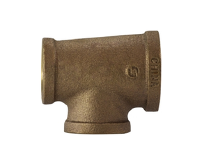 3/4" X 1/2" X 1/2 " Bronze Reducing Branch Tee Nipples And Fittings 44287
