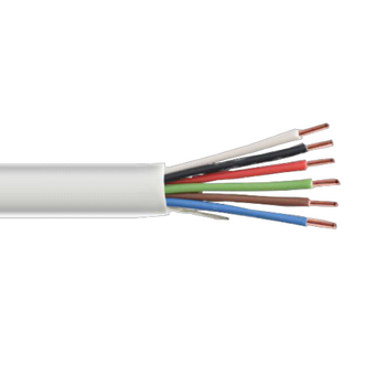 18 + 22 AWG 6C Stranded Bare Copper Unshielded PVC Jacket 80C 300V Composite Electronic Cable