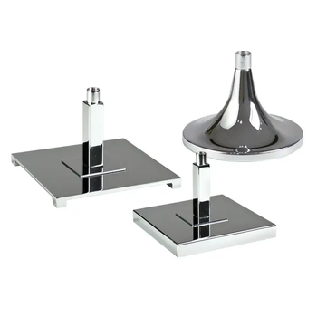 Countertop Displays Chrome Deluxe, Trumpet Bases