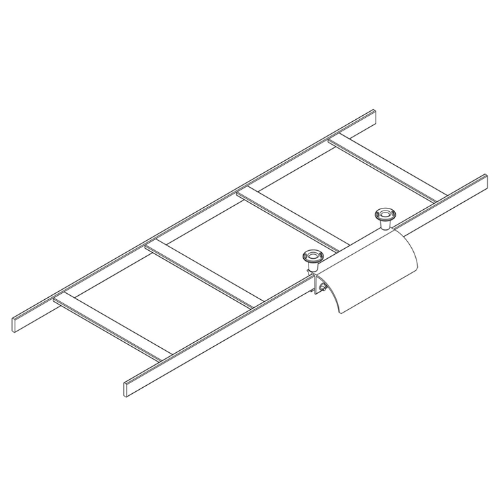 Radius Stringers Cable Runway Radius Drop Stringer Adjustable Black 10.25