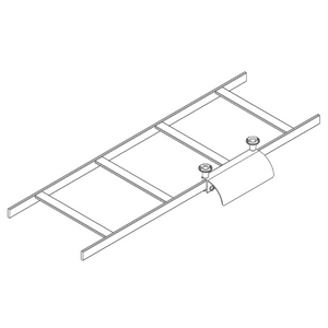 Cable Runway Radius Drop Stringer Adjustable Glacier White 10.25" W CPI 12101-E01
