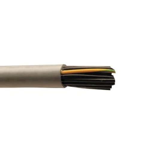 Alpha Wire 65905 8/5 8 AWG 5 Conductor 65/26 Stranding 600V Unshielded PVC Insulation Flex Control Xtra Guard Performance Cable