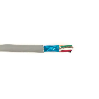 Alpha Wire 3203 26/4 26 AWG 4 Conductors 600V Braid PVC/NYLON Insulation Communication Control Industrial Cable