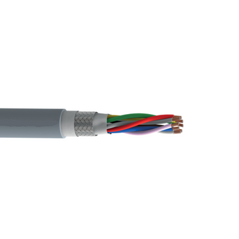 22 AWG 2P 7/30 Stranded Li2YCY-TP BC Shielded Low Capacitance PVC TC Braid Data Cable 5202202