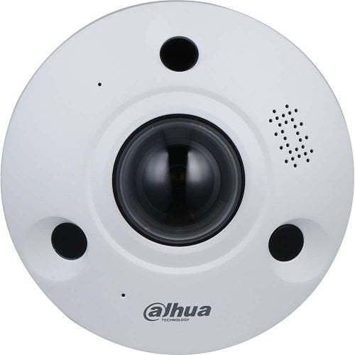 Panoramic IR Fisheye Camera 12MP with Analytics Fixed Lens White DH-IPC-EBW81242N-AS-S2