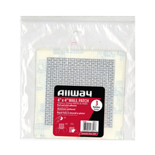 4" X 4" Drywall Aluminum Plate Patch Bagged Labelled WP4-3 3 Patchs Per Pack (10 Pack)