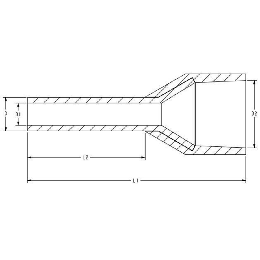 Burndy YF0125IDL 1 AWG 1.57