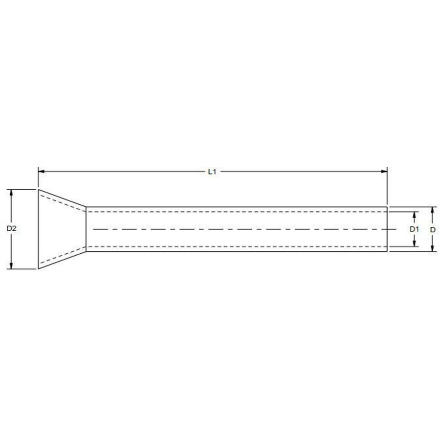 Burndy YF1010UIL 10 AWG 0.39