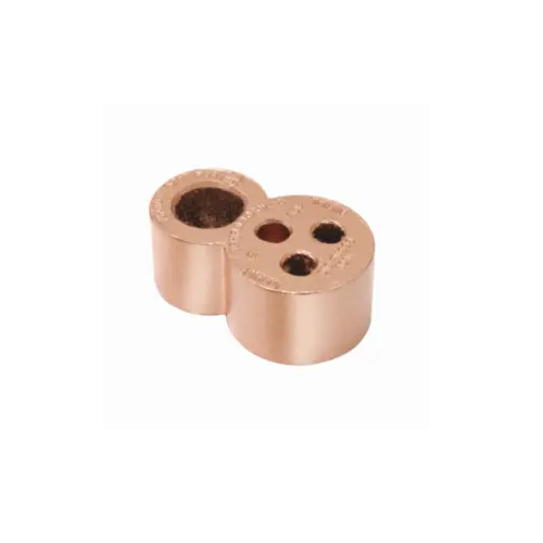 Copper HYTAIL™ Compression Ground Rod Multi-Tap Connector Burndy YGHR5
