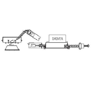 6″ LED Retrofit Frame-in Kit 22W 30K 120-277VAC 2,200 Lumens