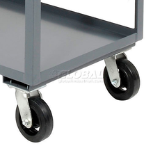 Service Cart W/2 Shelves 1200 Lb Capacity 48"L X 30"W X 31"H Gray Jamco SL348-R8
