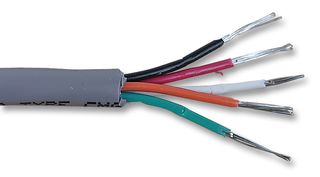 Alpha Wire 1826C 22_18 AWG 6 Composite 300V Unshielded PVC Insulation Communication Control Industrial Cable