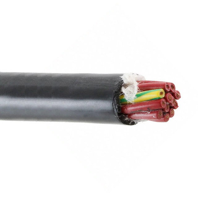 Alpha Wire 85504 4 AWG 4 Conductor 600V Unshielded PVC Insulation Continuous Flex Control Xtra Guard Performance Cable