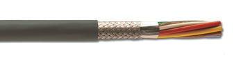 Alpha Wire 25122 22 AWG 2 Pair SR-PVC Insulation 300V SupraShield Premium Foil Braid Xtra Guard-2 Performance Cable