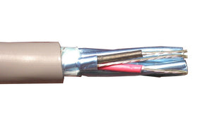 Alpha Wire 6073C 24 AWG 3 Pair Individually Foil Shielded FPP Insulation 300V Communication and Control Cable