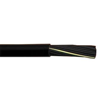 Alpha Wire XM1803K 18 AWG 3 Conductor Black Unshielded PVC Insulation 600/1000V Industrial Series XM Flex Control Cable