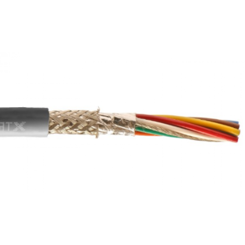 Alpha Wire Multi Conductor Foil Shielded 300V PVC Semi Rigid Insulation Xtra-Guard 1 High performance Cable