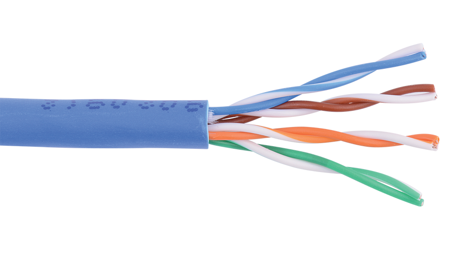 Belden 1585LC 24 AWG 4P Cat5e Plenum Nonbonded Twisted Pair Cable