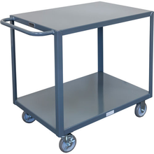 Steel Utility Cart w/2 Shelves 1200 lb Capacity 30"L x 18"W x 35"H 800455
