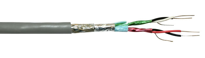 Belden 8168 24 AWG 8 Pair Foil/Braid Individually Shield Low Capacitance Computer Cable