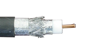 BELDEN 1617A 14 AWG 1 CONDUCTOR RG11 FPE INSULATION QUAD SHIELD CATV BROADBAND COAXIAL CABLE