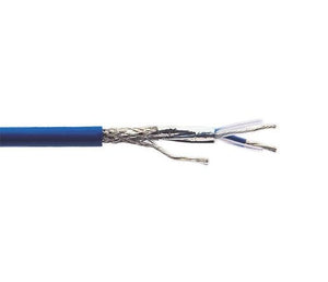 Belden 9463 20 AWG 1P Twinax Tinned Copper Braid Shield PE Insulation 300V Blue Hose Cable