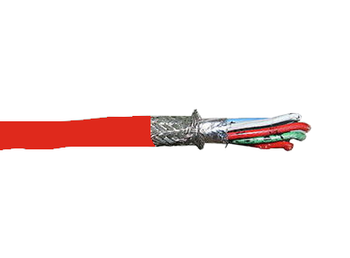 BELDEN 83504 24 AWG 4C FOIL/BRAID SHIELDED FEP INSULATION 300V AUDIO CONTROL AND INSTRUMENTATION CABLE