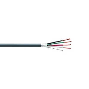 P10056 24 AWG 4 Conductor Non Plenum Shielded Annealed TC Jacket Gray PVC Computer Cable