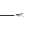 P10074 22 AWG 10 Conductor Non Plenum Shielded Annealed TC Jacket Gray PVC Computer Cable