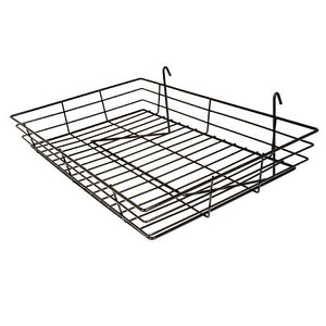 1/4" Wire Basket Tray For Grid Panel Econoco BLKS/92