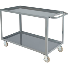 Steel Utility Cart w/2 Tray Shelves 1200 lb Capacity 48"L x 24"W x 35"H 800461
