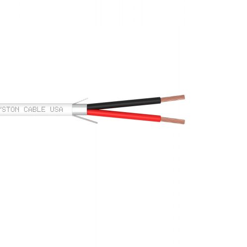 14 AWG 2C Stranded Bare Copper Shielded Al Polyester Plenum Remguard 300V Vigilance Security Cable