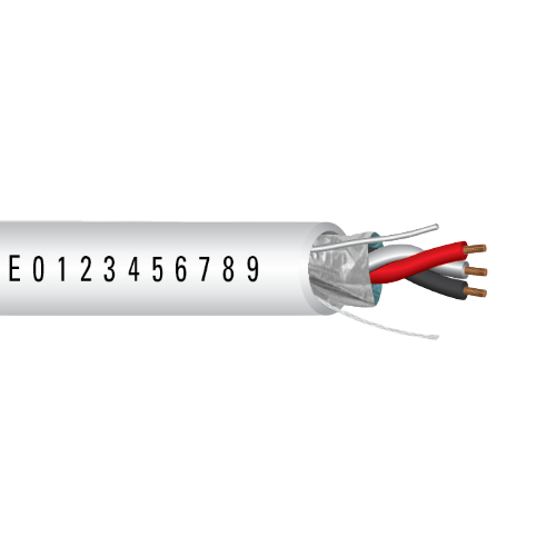 20 AWG 3C Strand Bare Copper Plenum Shielded Al Mylar Low-Smoke PVC Temperature Control Cable20 AWG 3C Strand Bare Copper Plenum Shielded Al Mylar Low-Smoke PVC Temperature Control Cable