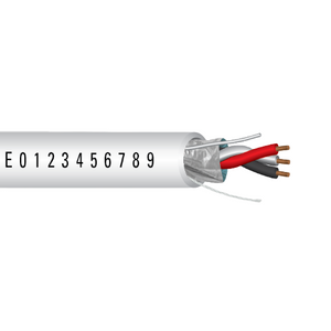 22 AWG 3C Strand Bare Copper Plenum Shielded Al Mylar Low-Smoke PVC Temperature Control Cable