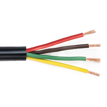Waytek WT16-4 16 AWG 4C 19/29 Stranded Bare Copper Unshielded PVC 60V Trailer Cable