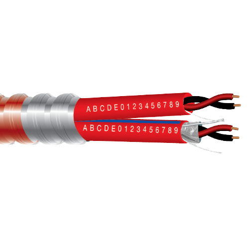 16 AWG 2C Shield 14 AWG 2C Solid BC Unshielded Plenum FPLP Al Metal Cl