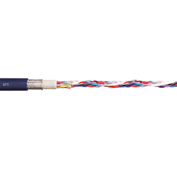 Igus CF11-01-18-02 26 AWG 18P Stranded Bare Copper Shielded TC Braid TPE 300V Chainflex® CF11 Data Cable