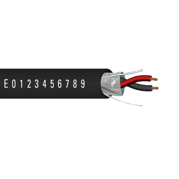 20 AWG 2C Bare Copper Shielded Plenum Low Smoke PVC Jacket 75C 300V Mic Line Level Control Cable