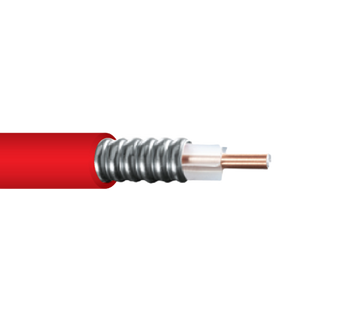 Air Dielectric Low Loss Plenum Corrugated Copper Clad Coaxial Cable