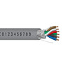 18 AWG 6C Strand Bare Copper Shielded Riser Al Mylar Low-Smoke PVC Security Access Control Cable