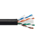 Wavenet 6ESOSPBK2 23 AWG 4P Solid Bare Copper Shielded LDPE Direct Burial FR PVC 600MHz Category 6E Cable