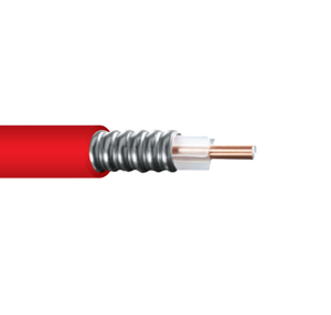1/2" Low Loss Plenum Copper Clad Corrugated Aluminum Air Dielectric Coaxial Cable
