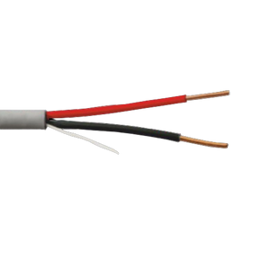 16 AWG 2C 65/34 Strand High Bare Copper Unshielded Riser CL3R PVC 300V Audio Outdoor Cable