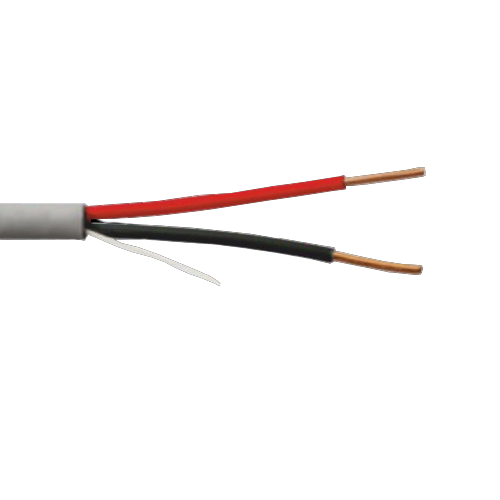 16 AWG 2C 65/34 Strand High Bare Copper Unshielded Riser CL3R PVC 300V Audio Outdoor Cable