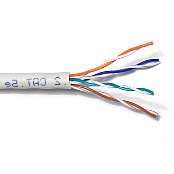 24 AWG 4P Solid BC Twisted CMP 350MHz 100BASE-TX PVC Category 5e Ethernet Cable